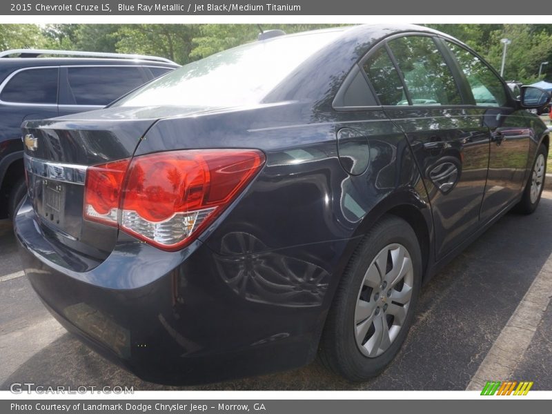 Blue Ray Metallic / Jet Black/Medium Titanium 2015 Chevrolet Cruze LS