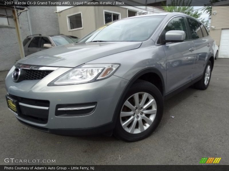 Liquid Platinum Metallic / Black 2007 Mazda CX-9 Grand Touring AWD