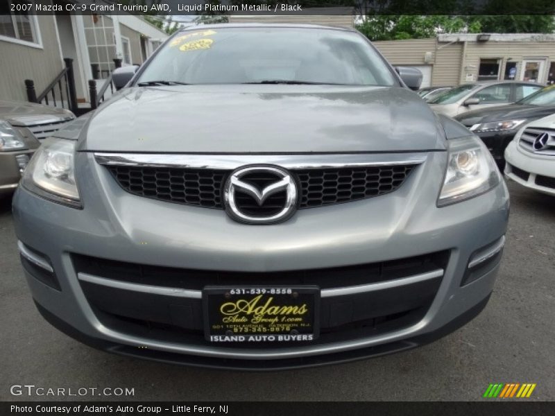 Liquid Platinum Metallic / Black 2007 Mazda CX-9 Grand Touring AWD