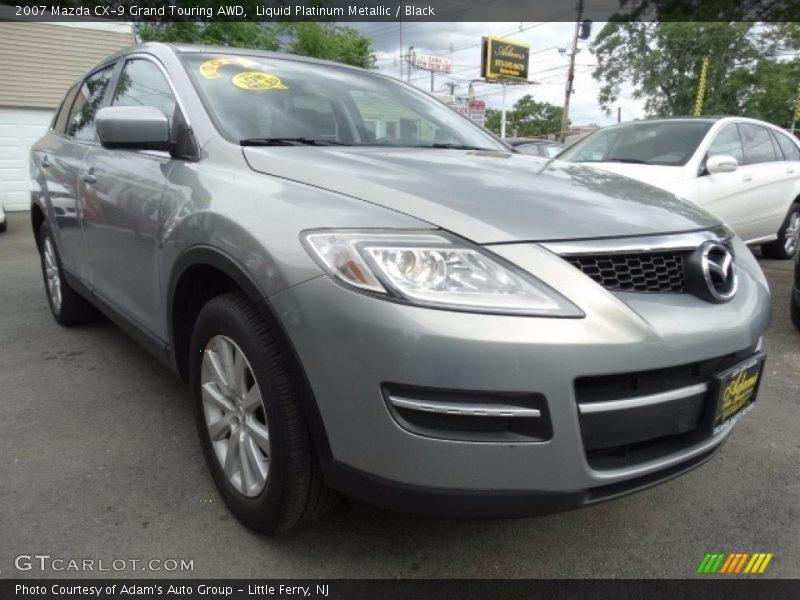 Liquid Platinum Metallic / Black 2007 Mazda CX-9 Grand Touring AWD