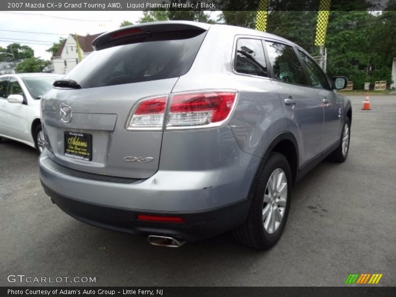 Liquid Platinum Metallic / Black 2007 Mazda CX-9 Grand Touring AWD