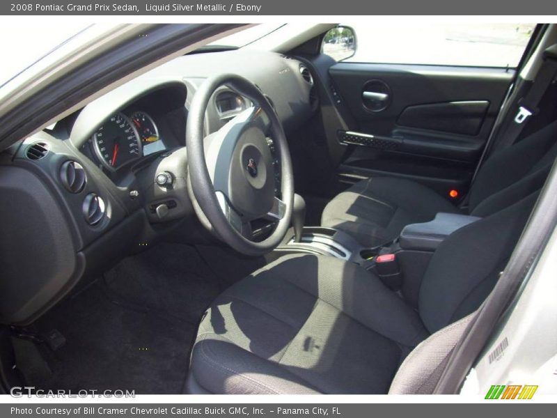 Liquid Silver Metallic / Ebony 2008 Pontiac Grand Prix Sedan