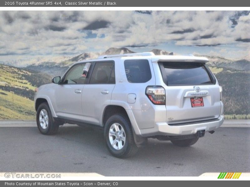 Classic Silver Metallic / Black 2016 Toyota 4Runner SR5 4x4