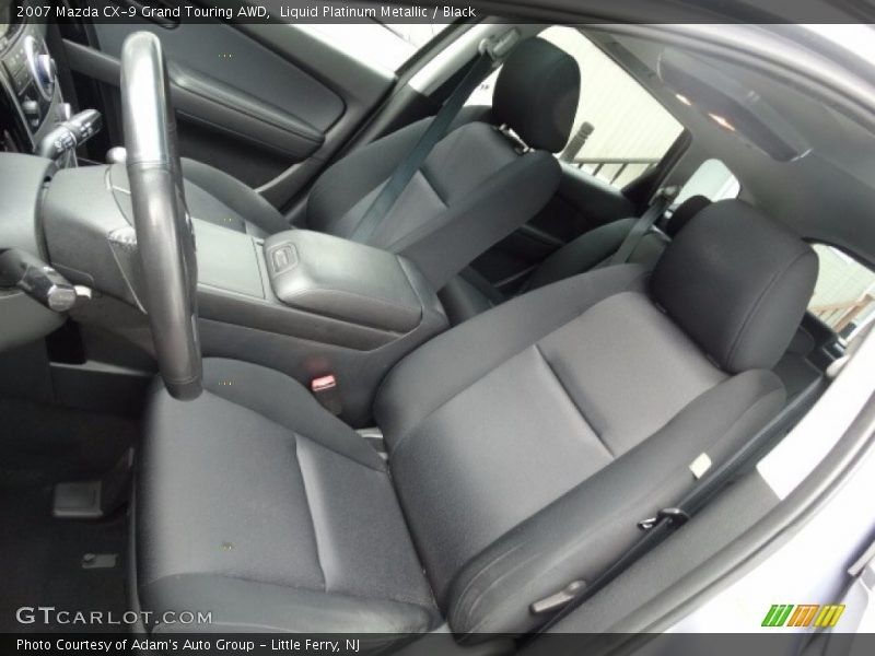Liquid Platinum Metallic / Black 2007 Mazda CX-9 Grand Touring AWD