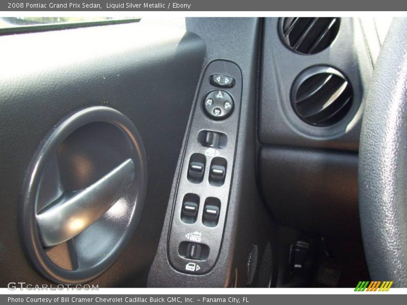 Liquid Silver Metallic / Ebony 2008 Pontiac Grand Prix Sedan