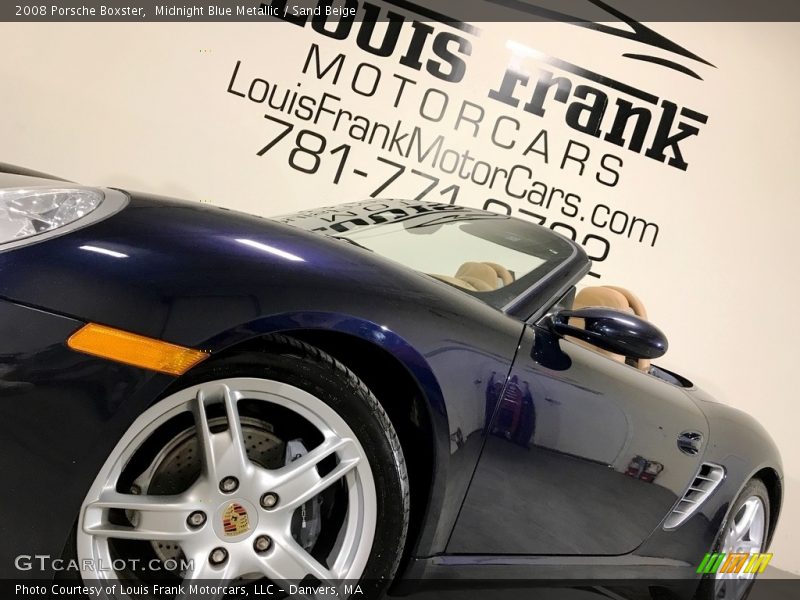 Midnight Blue Metallic / Sand Beige 2008 Porsche Boxster