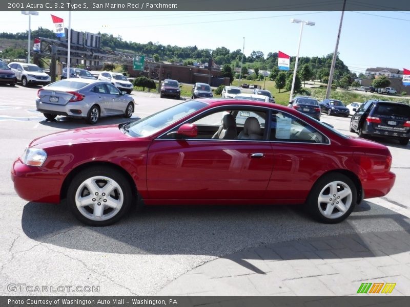 San Marino Red / Parchment 2001 Acura CL 3.2 Type S
