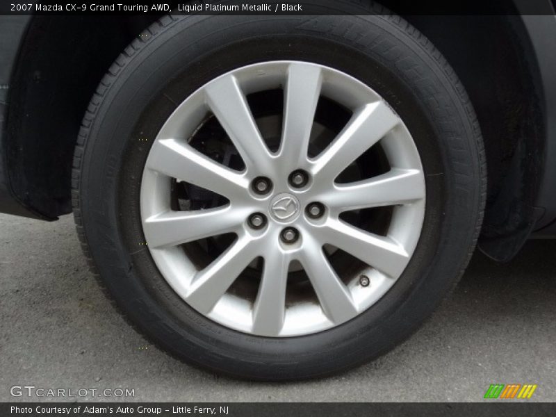 Liquid Platinum Metallic / Black 2007 Mazda CX-9 Grand Touring AWD