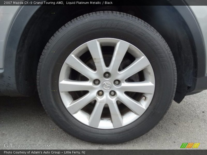Liquid Platinum Metallic / Black 2007 Mazda CX-9 Grand Touring AWD