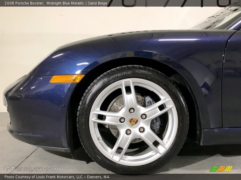 Midnight Blue Metallic / Sand Beige 2008 Porsche Boxster