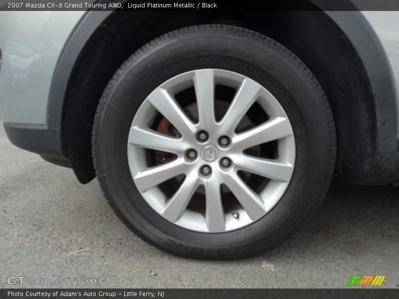 Liquid Platinum Metallic / Black 2007 Mazda CX-9 Grand Touring AWD