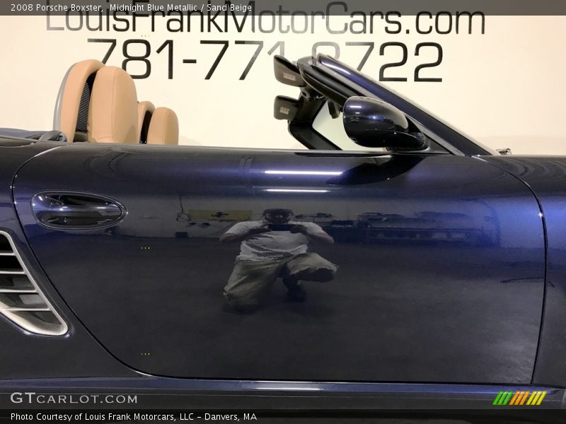 Midnight Blue Metallic / Sand Beige 2008 Porsche Boxster