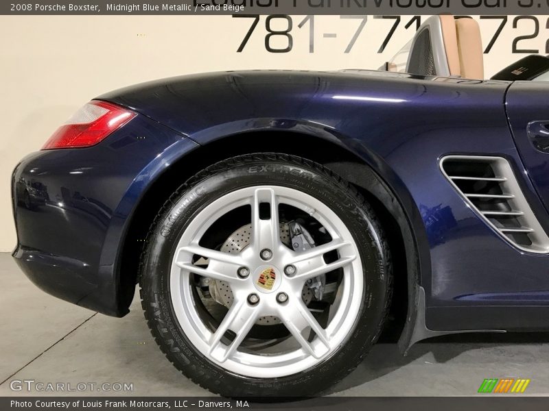 Midnight Blue Metallic / Sand Beige 2008 Porsche Boxster