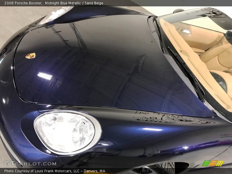 Midnight Blue Metallic / Sand Beige 2008 Porsche Boxster