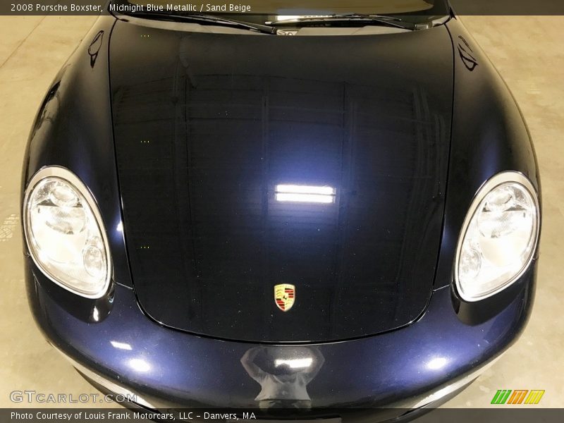 Midnight Blue Metallic / Sand Beige 2008 Porsche Boxster