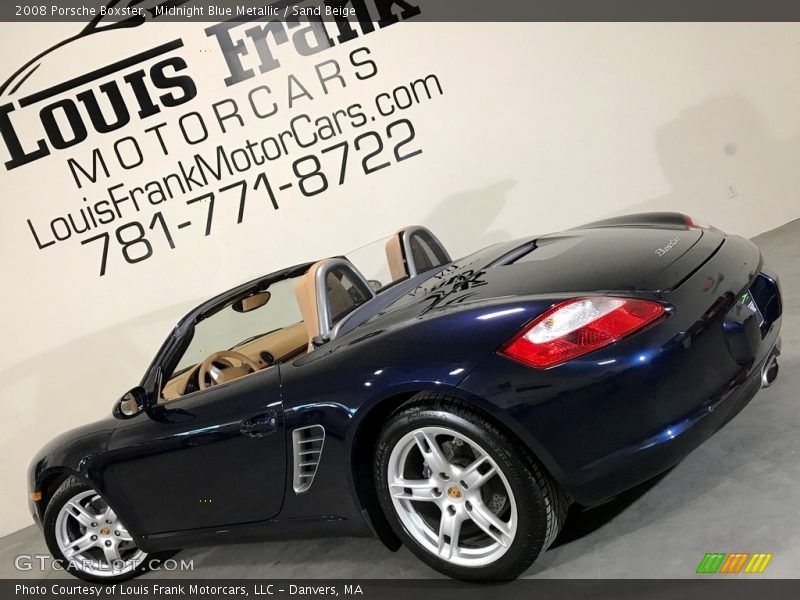 Midnight Blue Metallic / Sand Beige 2008 Porsche Boxster