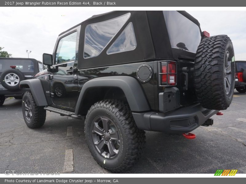 Black / Black 2017 Jeep Wrangler Rubicon Recon Edition 4x4