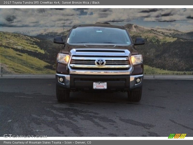 Sunset Bronze Mica / Black 2017 Toyota Tundra SR5 CrewMax 4x4