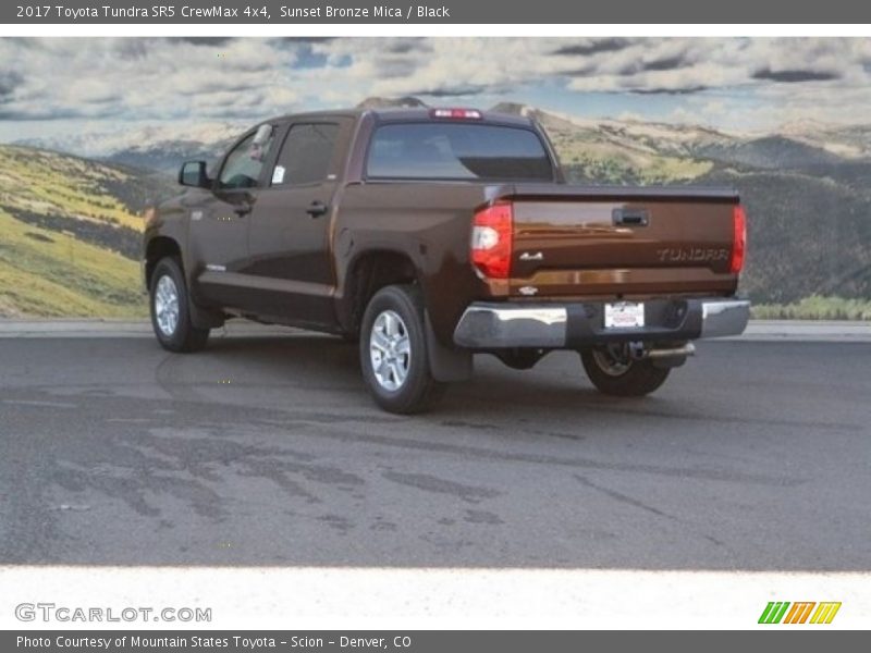 Sunset Bronze Mica / Black 2017 Toyota Tundra SR5 CrewMax 4x4