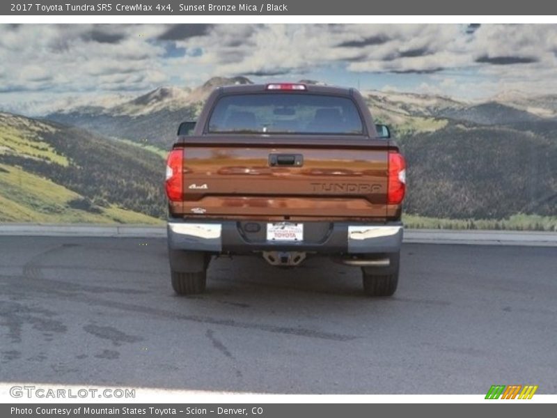 Sunset Bronze Mica / Black 2017 Toyota Tundra SR5 CrewMax 4x4