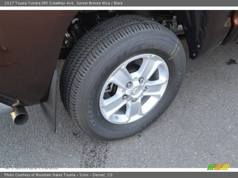 Sunset Bronze Mica / Black 2017 Toyota Tundra SR5 CrewMax 4x4