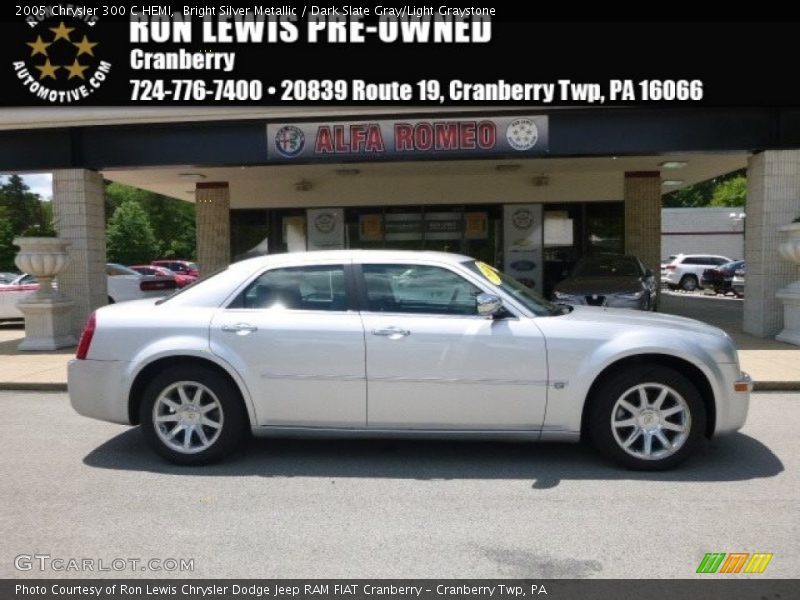 Bright Silver Metallic / Dark Slate Gray/Light Graystone 2005 Chrysler 300 C HEMI