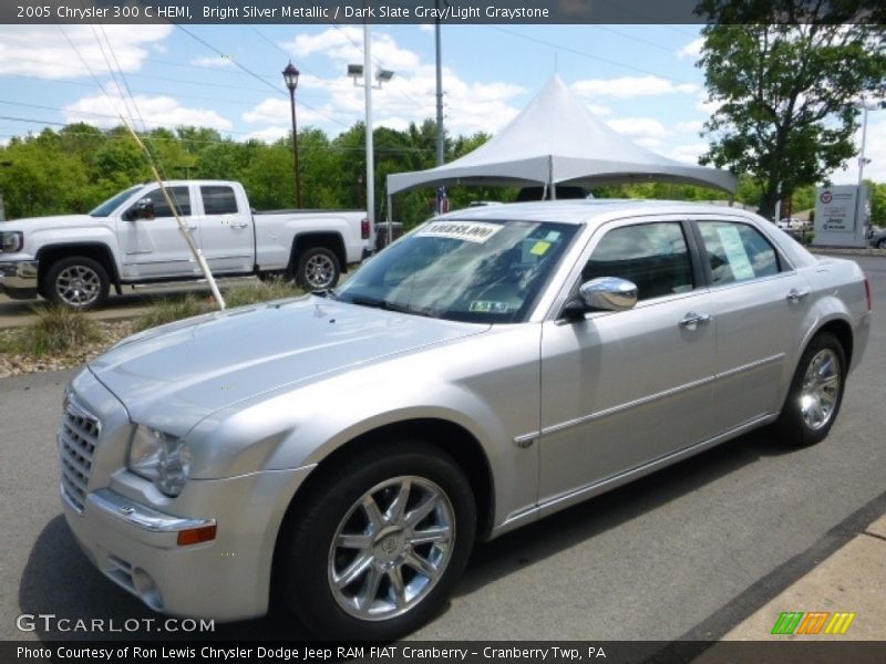 Bright Silver Metallic / Dark Slate Gray/Light Graystone 2005 Chrysler 300 C HEMI