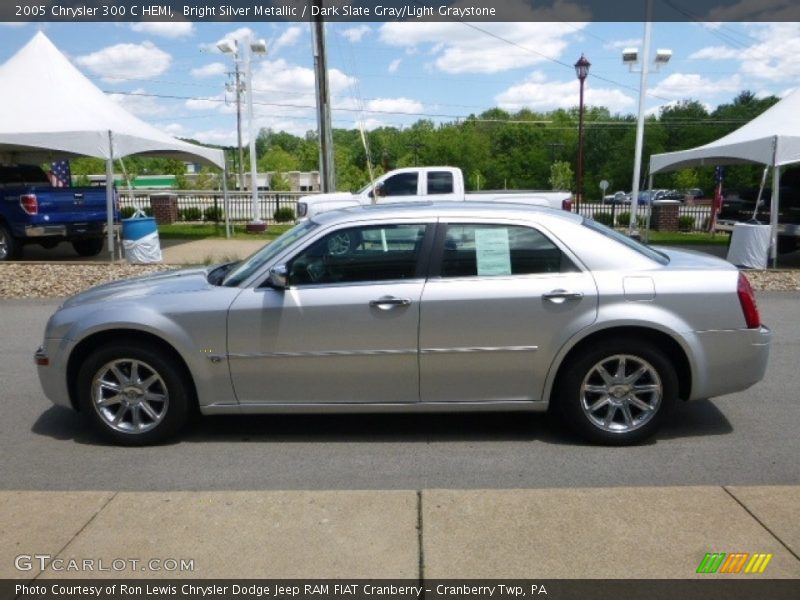 Bright Silver Metallic / Dark Slate Gray/Light Graystone 2005 Chrysler 300 C HEMI