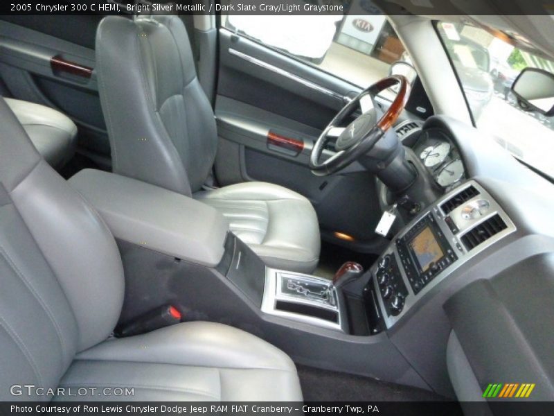 Bright Silver Metallic / Dark Slate Gray/Light Graystone 2005 Chrysler 300 C HEMI