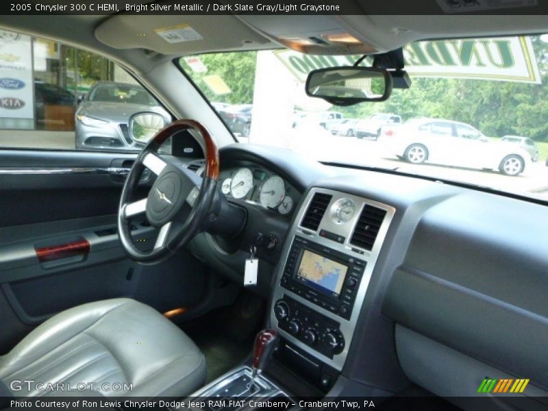 Bright Silver Metallic / Dark Slate Gray/Light Graystone 2005 Chrysler 300 C HEMI