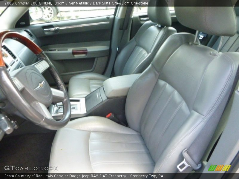 Bright Silver Metallic / Dark Slate Gray/Light Graystone 2005 Chrysler 300 C HEMI