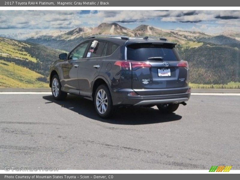 Magnetic Gray Metallic / Black 2017 Toyota RAV4 Platinum