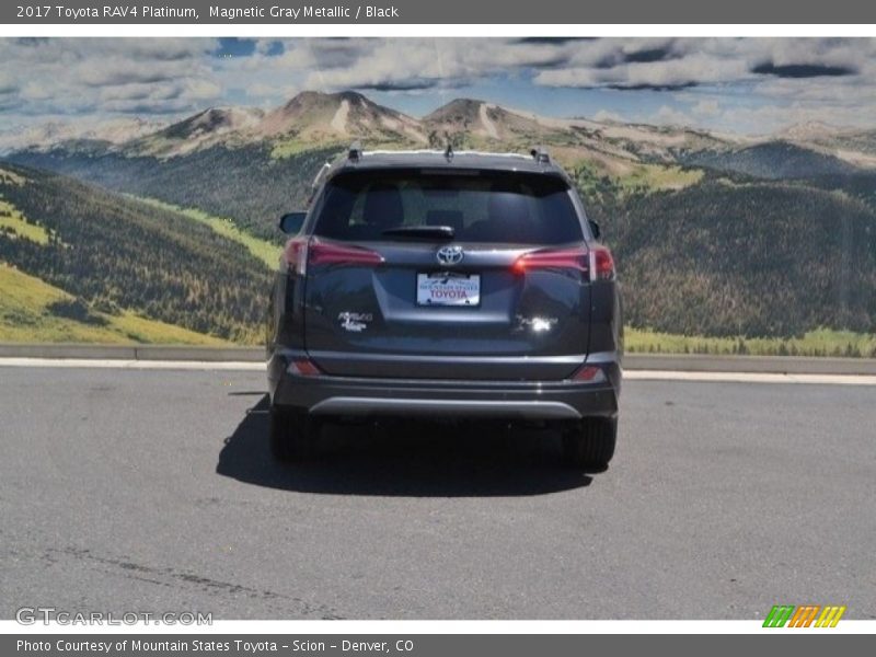 Magnetic Gray Metallic / Black 2017 Toyota RAV4 Platinum