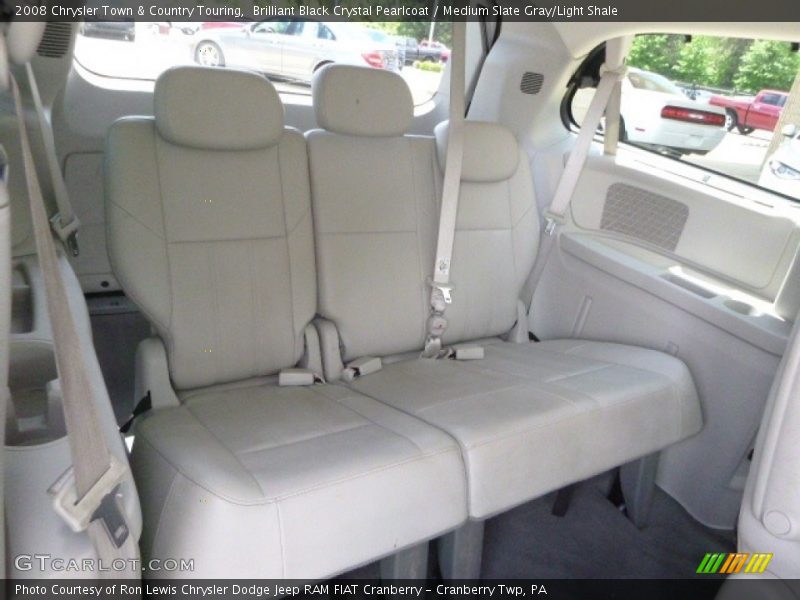 Brilliant Black Crystal Pearlcoat / Medium Slate Gray/Light Shale 2008 Chrysler Town & Country Touring
