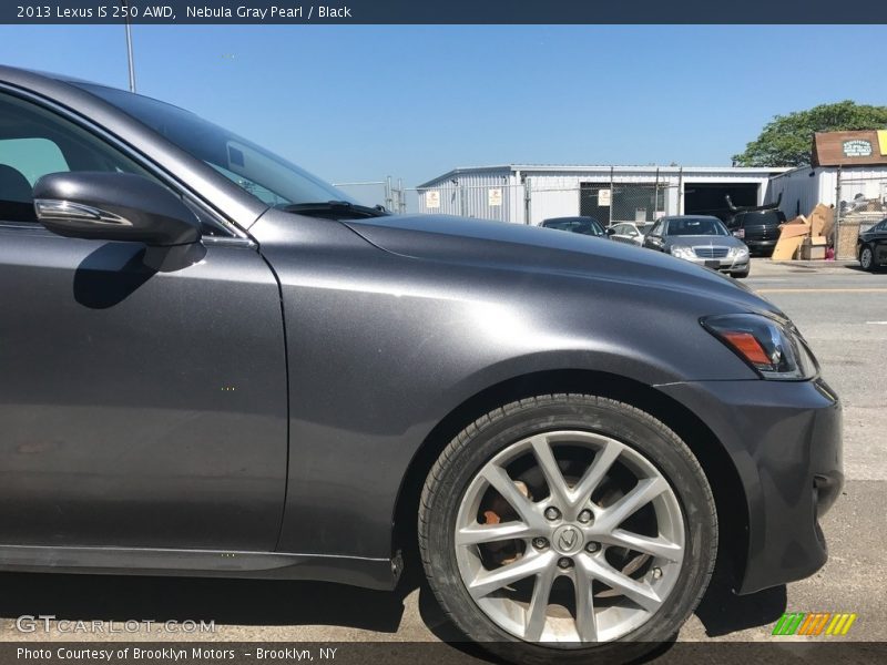 Nebula Gray Pearl / Black 2013 Lexus IS 250 AWD