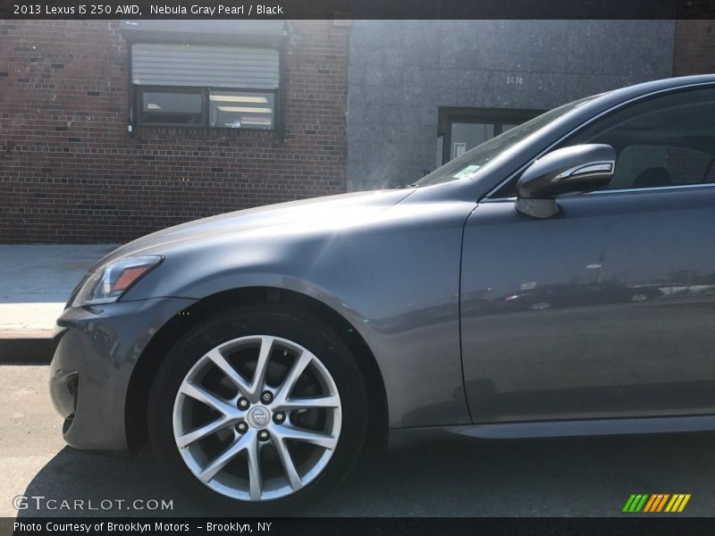 Nebula Gray Pearl / Black 2013 Lexus IS 250 AWD