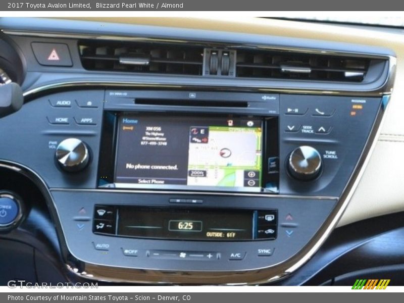 Blizzard Pearl White / Almond 2017 Toyota Avalon Limited