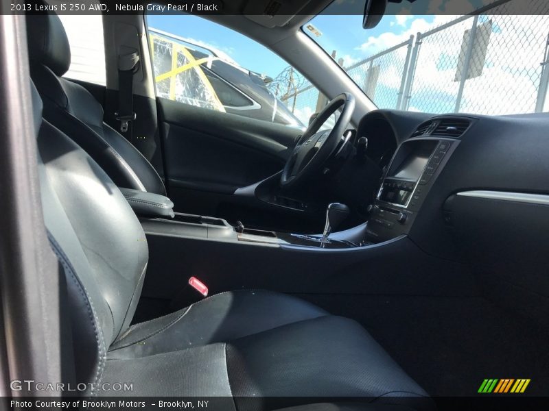 Nebula Gray Pearl / Black 2013 Lexus IS 250 AWD