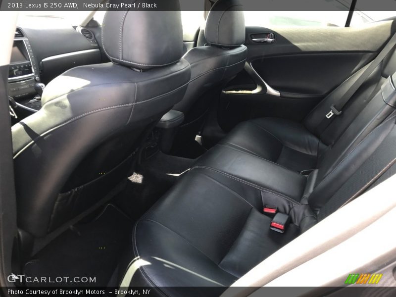 Nebula Gray Pearl / Black 2013 Lexus IS 250 AWD