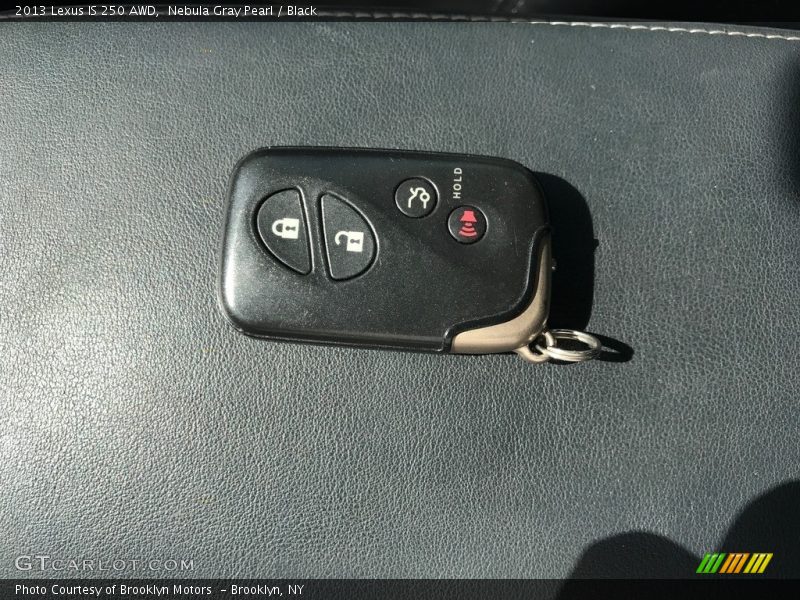 Nebula Gray Pearl / Black 2013 Lexus IS 250 AWD