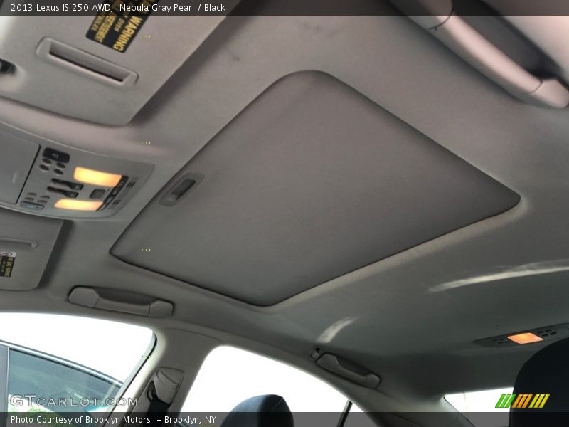 Nebula Gray Pearl / Black 2013 Lexus IS 250 AWD