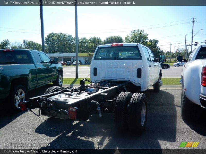 Summit White / Jet Black 2017 Chevrolet Silverado 3500HD Work Truck Crew Cab 4x4