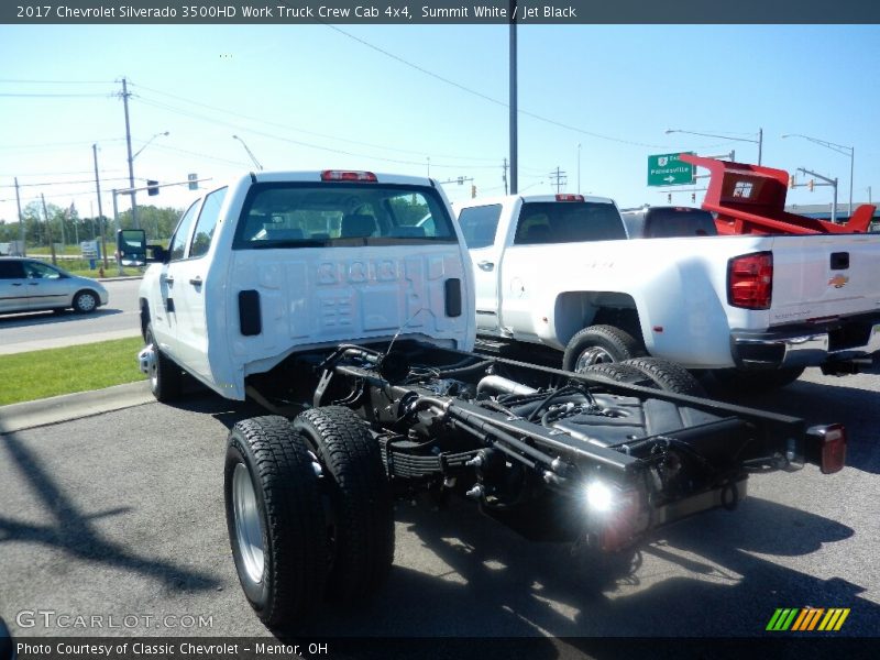 Summit White / Jet Black 2017 Chevrolet Silverado 3500HD Work Truck Crew Cab 4x4