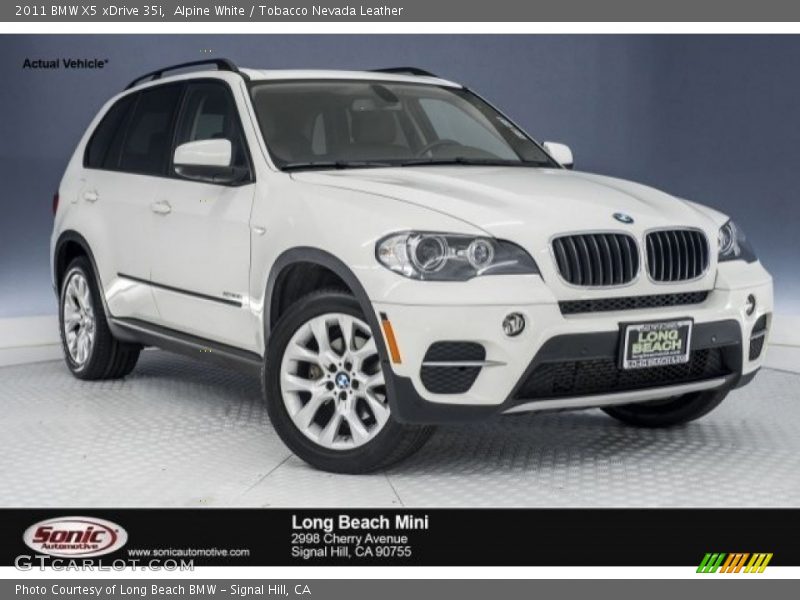 Alpine White / Tobacco Nevada Leather 2011 BMW X5 xDrive 35i