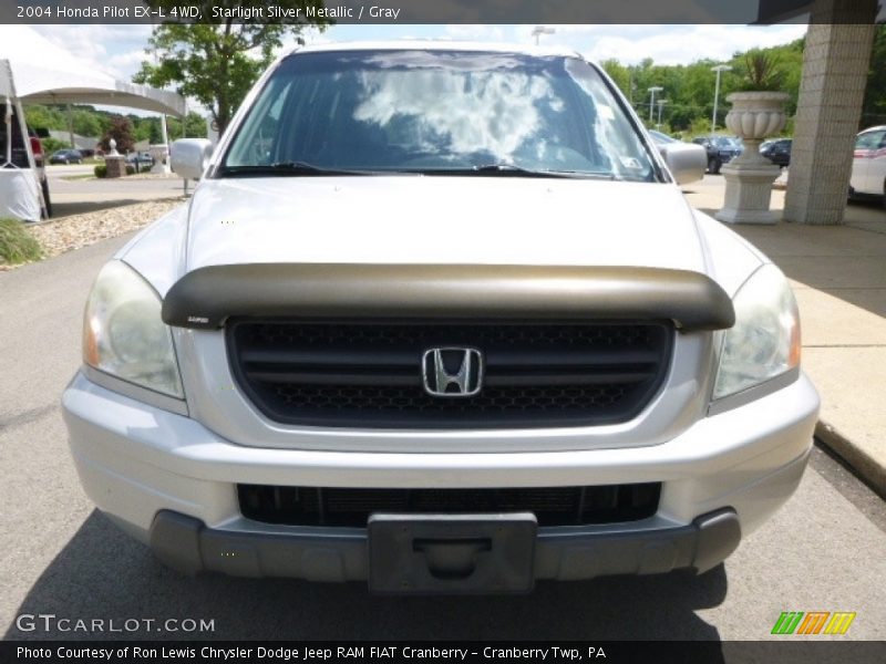 Starlight Silver Metallic / Gray 2004 Honda Pilot EX-L 4WD