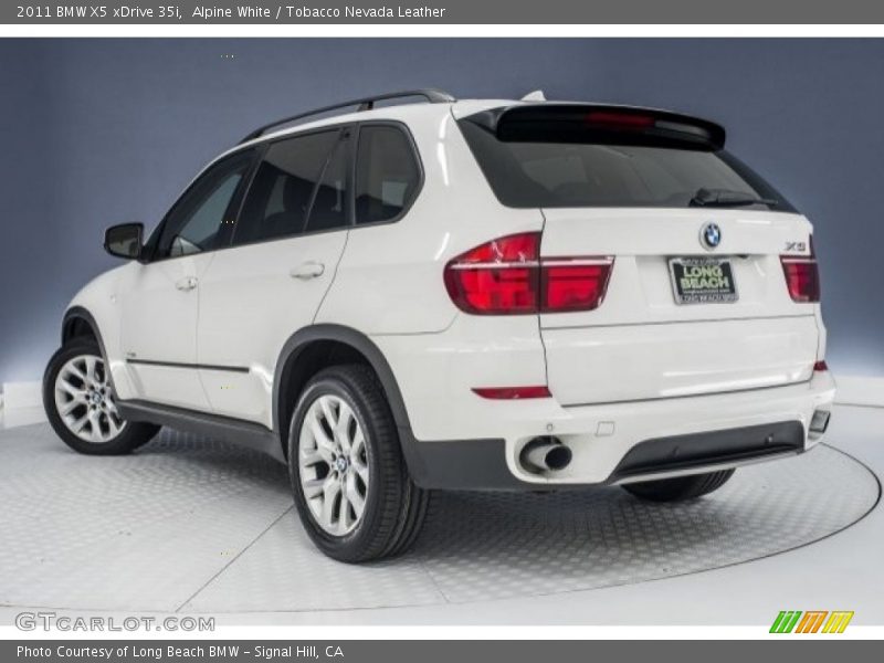 Alpine White / Tobacco Nevada Leather 2011 BMW X5 xDrive 35i