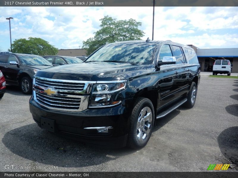 Black / Jet Black 2017 Chevrolet Suburban Premier 4WD