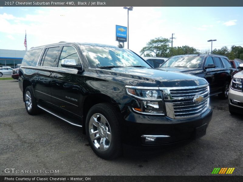 Black / Jet Black 2017 Chevrolet Suburban Premier 4WD