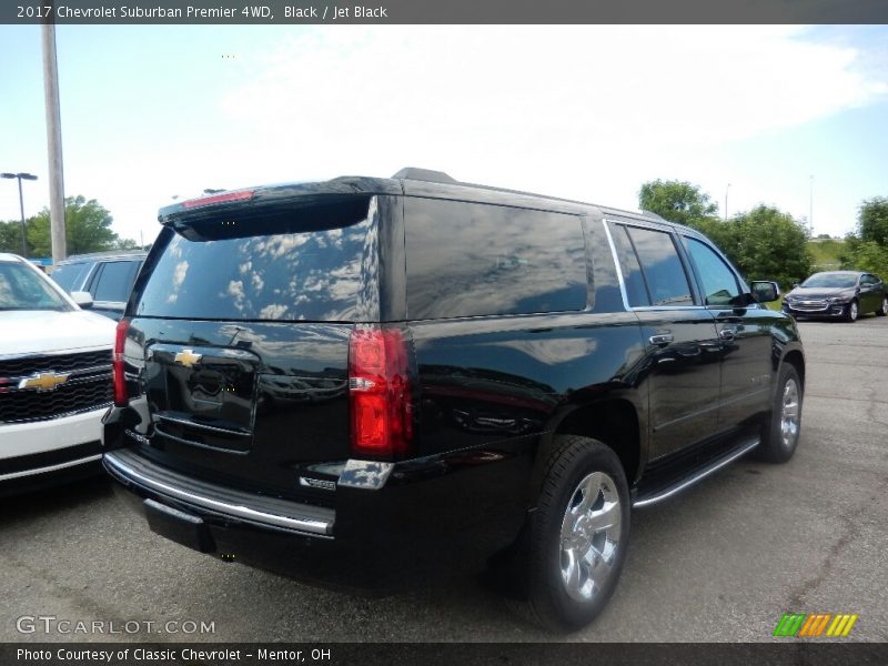 Black / Jet Black 2017 Chevrolet Suburban Premier 4WD