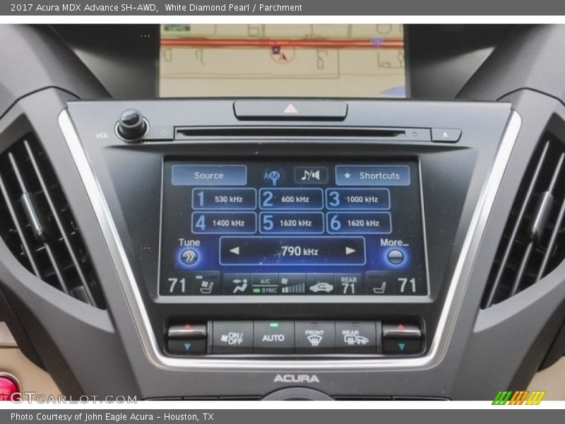 White Diamond Pearl / Parchment 2017 Acura MDX Advance SH-AWD